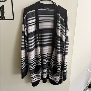 Chic Striped Women's Cardigan